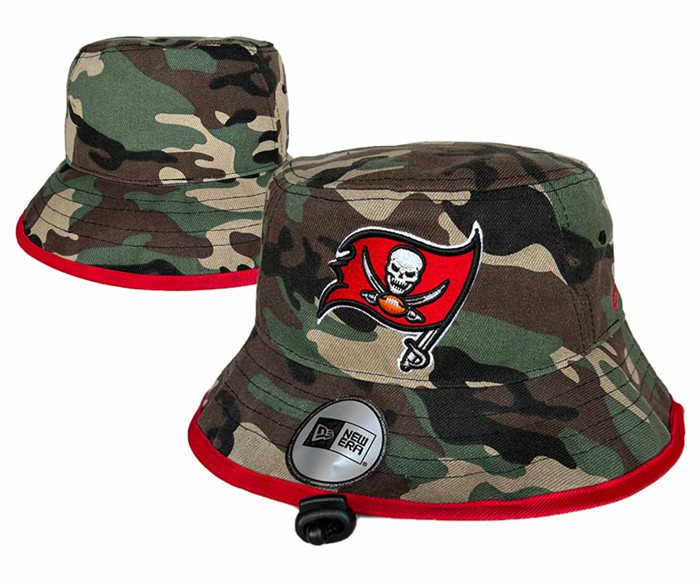 Tampa Bay Buccaneers Salute To Service Stitched Bucket Fisherman Hats 063